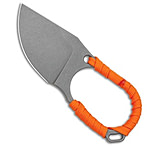 Image of Hoback Knives Jake Hoback Jeremiah Johnson Fixed Blade Knife Orange Cord Wrap 2 Stonewash 0994BA97