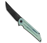 Image of Hoback Knives Jake Hoback Knives Kwaiback MK6 Frame Lock Knife Jade G-10 3.75 Black 345776A1
