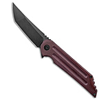 Image of Hoback Knives Jake Hoback Knives Kwaiback MK6 Frame Lock Knife Red G-10 3.75 DLC Black SW C91E7F2D