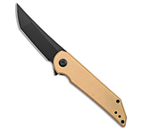 Image of Hoback Knives Jake Hoback Radford Frame Lock Knife Bone Linen Micarta 3.5 Black Stonewash 0039930C