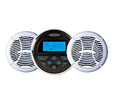 Image of Jensen CPM150 AM/FM/USB Bluetooth Stereo &amp; Speakers Package w/MS3A &amp; AMS602W Speakers