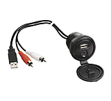 Image of Jensen USB &amp; Auxiliary Audio Input Jack