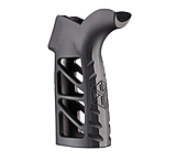 Image of JL Billet AR Raw Aluminum Grip Slash Cut, Skeletonized
