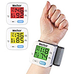 Image of JOBAR WrisTech Blood Pressure Monitor w/ Adjustable Wrist Cuff Color Changing LCD Monitor