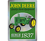 Image of John Deere Open Road Brands Die Cut Tin Sign Jd W/prismatic Knock Out&lt;