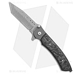 Image of John Kubasek Custom Modified Tanto Flipper 3.50in Folding Knife