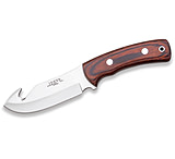 Image of Joker Knives Skinner Stag Horn Knfie - 4.68in. Blade w/ Hook and Leather Sheath 