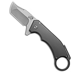 Image of Mechforce x Jon Graham Ringed Rhino Flipper Knife - Titanium A72810A1