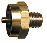 Image of JR Products 07-30185 1/4" Cylinder Adapter 1in 20 Female Cylinder Thread x 1/4" MPT