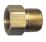 Image of JR Products 07-30045 Inverted Flare To MPT Connector With Check Valve 1/4in