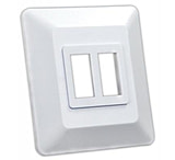 Image of JR Products 13615 Switch Base And Face Plate Double