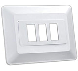 Image of JR Products 13625 Switch Base And Face Plate Triple