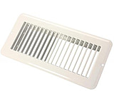 Image of JR Products Undampered Floor Register - 4in x 10in