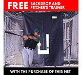 Image of Jugs Sports No. 3 Batting Cage Net 59x18x16ft