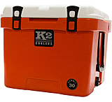Image of K2 Coolers Summit Series 30 Qt Coll Series Orange/white Lid