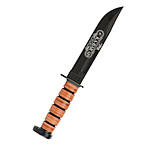 Image of Ka-Bar 9193 120th Anniversary Dog''s Head Fixed 7&quot; 1095 Cro-Van Black Clip Point