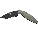 Image of KA-BAR Knives Large TDI Law Enforcement Tanto Knife w/ Hard Sheath, Foliage Green, Clampack