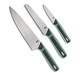 Image of kai housewares Gerber ComplEAT 3PC Outdoor Camping 8.00-3.25in Kitchen Knife Set