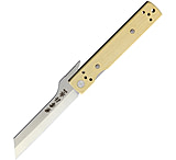 Image of Kanetsune Brushed Brass Linerlock Folding Knife