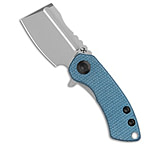 Image of Kansept Knives Mini Korvid Liner Lock Knife Blue Micarta 1.5 Stonewash 74729B25