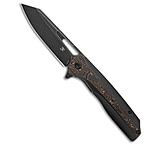 Image of Kansept Knives Shard Frame Lock Knife Black SW Ti + Copper CF 3.5 Black SW FE7FA76E