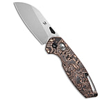 Image of Kansept Knives Swan Model 6 Cross Bar Lock Knife Copper CF 3.15 Stonewash A1BE5A36
