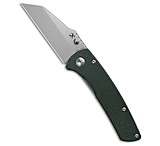 Image of Kansept Knives Kansept Main Street Reverse Tanto Liner Lock Knife Green Micarta 3.4 SW 7CFB8384