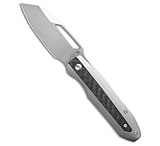 Image of Kansept Knives Kansept Thunderhead Liner Lock Knife Bead Blast Ti/Twill CF Inlay 3.6 Satin 7D7F43E4