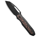 Image of Kansept Knives Kansept Thunderhead Liner Lock Knife Black Ti/Copper CF Inlay 3.6 Black SW 19E44FD1