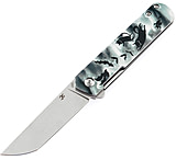 Image of Kansept Knives Foosa Linerlock Cat/Bat 3.00 in 154CM Stainless Steel Folding Knife