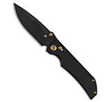 Image of Kansept Knives Kansept Eaglestrike Crossbar Lock Knife Diamond Pattern Black Ti 3.7 Black SW AC7C7245
