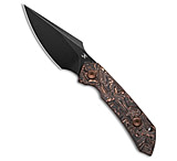 Image of Kansept Knives Kansept Fenrir Fixed Blade Knife Copper Carbon Fiber 2.8 Black Stonewash 960AB018