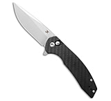 Image of Kansept Knives Accipiter Button Lock Knife Twill CF/G-10 3.5 SW 8C49D47C