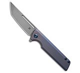 Image of Kansept Knives Anomaly Liner Lock Knife Blue Titanium 3.1 Satin Tanto K2038T3 0F5D0FE7