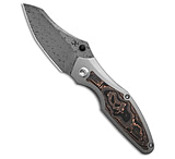 Image of Kansept Knives Baba Yaga Frame Lock Knife BB Ti + Copper CF 3.1 Damascus EAC7AADC