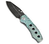 Image of Kansept Knives Caveman Frame Lock Green CNC Machined Rock Ti 3.5 Black SW F776E6F2