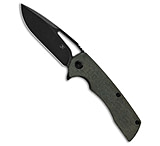 Image of Kansept Knives Kryo Drop Point Liner Lock Knife Gray Micarta 3.6 Black SW A73F9B84