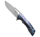 Image of Kansept Knives Kryo Frame Lock Knife Lightning Strike Ti 3.6 Satin F1C53301