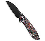 Image of Kansept Knives Prometheus Liner Lock Knife Blue/Red/White CF 3.3 Black SW 674CF9C1