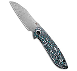 Image of Kansept Knives Prometheus Liner Lock Knife Blue/White CF 3.3 Black SW BE6ABACC