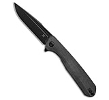Image of Kansept Knives Qilin Drop Point Liner Lock Knife Black Micarta 3.4 Black SW 9A35E8AC
