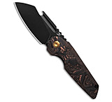 Image of Kansept Knives Rafe Liner Lock Knife Copper Carbon Fiber 2.6 Black Stonewash B7482415
