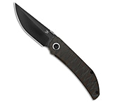 Image of Kansept Knives Tarkin Frame Lock Knife Tiger Stripe Flamed Ti 3.4 Black SW 9270BAA2