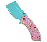 Image of Kansept Knives XL Korvid Liner Lock Knife Dessert WarriorR 3.5 Blue 1BA960B3