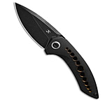 Image of Kansept Knives Kansept Odd 21 Frame Lock Knife Black SW Ti W/Bronze Holes 3.25 Black SW CFB009D0