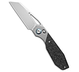 Image of Kansept Knives Kansept QTRO Crossbar Lock Knife BB Ti/Shred Carbon Fiber 3.6 SW Elmax EF2A30EF