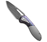 Image of Kansept Knives Kansept Thoth Frame Lock Knife Lightning Strike Titanium 3.5 Damascus 775D01F6