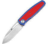 Image of Kansept Knives Mato Red/Blue 3.25in Folding Knife