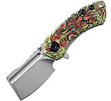 Image of Kansept Knives Mini Korvid with Undead Pr 1.50 in 154CM Stainless Steel Folding Knife