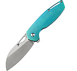 Image of Kansept Knives Model 6 Green Orange Peel 3.25in Folding Knife